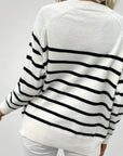 Pull Rayé Chic et Confortable 2 - Mode Lumière