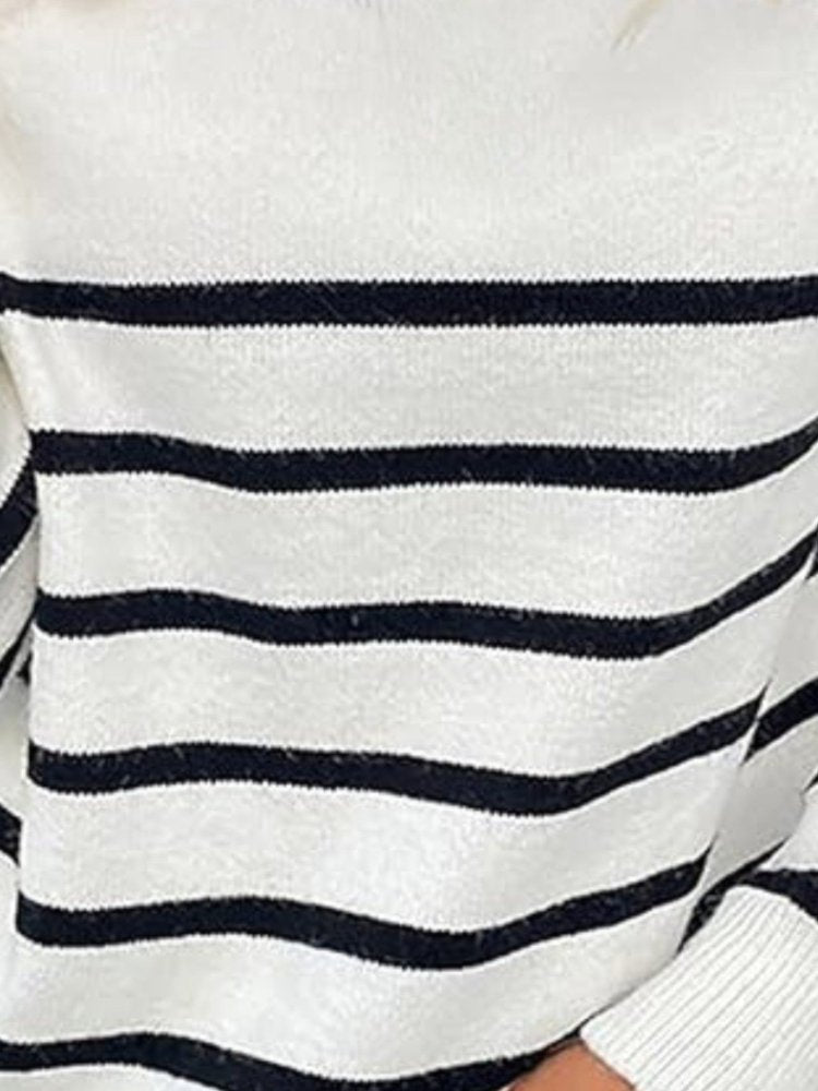 Pull Rayé Chic et Confortable 5 - Mode Lumière
