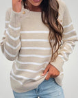 Pull Rayé Chic et Confortable 7 - Mode Lumière