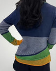 Pull Rayé Élégant au Détail Chic 2 - Mode Lumière