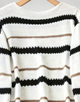 Pull Rayé Élégant et Confortable 3 - Mode Lumière