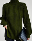 Pull Oversize à Col Roulé Confortable 1 - Mode Lumière