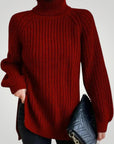 Pull Oversize à Col Roulé Confortable 9 - Mode Lumière