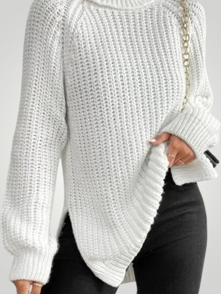 Pull Oversize à Col Roulé Confortable 10 - Mode Lumière