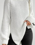 Pull Oversize à Col Roulé Confortable 10 - Mode Lumière