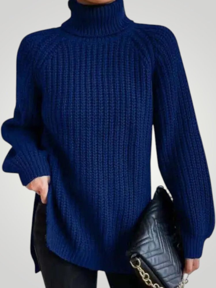 Pull Oversize à Col Roulé Confortable 12 - Mode Lumière