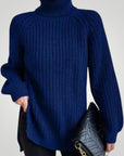 Pull Oversize à Col Roulé Confortable 12 - Mode Lumière