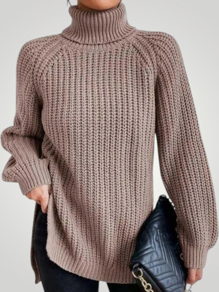 Pull Oversize à Col Roulé Confortable 8 - Mode Lumière