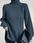 Pull Oversize à Col Roulé Confortable 7 - Mode Lumière