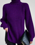 Pull Oversize à Col Roulé Confortable 6 - Mode Lumière