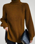 Pull Oversize à Col Roulé Confortable 5 - Mode Lumière