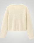 Pull Tricoté Élégant avec Détail Nœud 4 - Mode Lumière
