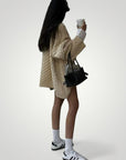Pull Oversize Tricoté Abricot Confortable 5 - Mode Lumière