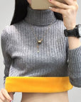 Pull à Col Roulé Côtelé Élégant et Confortable 4 - Mode Lumière