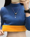 Pull à Col Roulé Côtelé Élégant et Confortable 6 - Mode Lumière