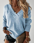 Pull à Col V Élégant et Confortable 1 - Mode Lumière