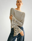 Pull à Épaules Volantées Chic et Élégant 3 - Mode Lumière