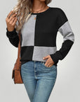 Pull à Manches Longues au Motif Éclatant 1 - Mode Lumière