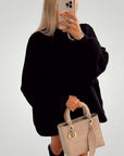 Pull d’Automne Oversize Chic et Confortable 4 - Mode Lumière