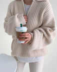 Pull d’Hiver avec Col Plié Élégant et Confortable 6 - Mode Lumière