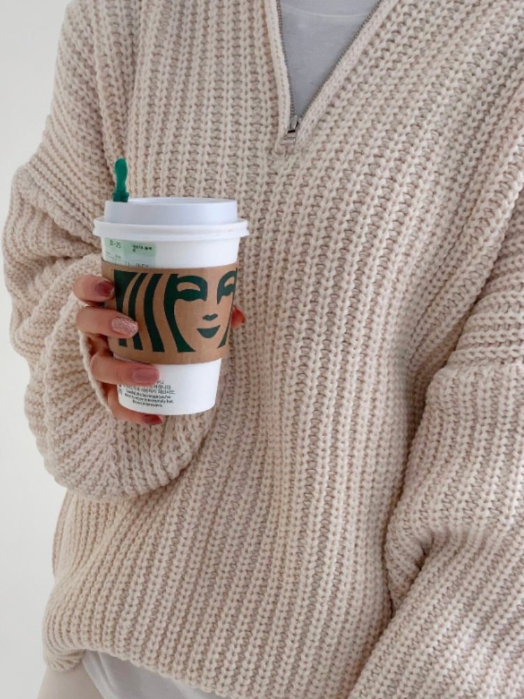 Pull d’Hiver avec Col Plié Élégant et Confortable 7 - Mode Lumière