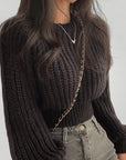Pull d'Hiver à Manches Longues Confortable 7 - Mode Lumière