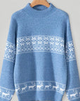 Pull de Noël Femme Chaleureux à Motif Renne 5 - Mode Lumière