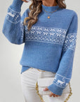 Pull de Noël Femme Chaleureux à Motif Renne 1 - Mode Lumière