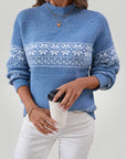 Pull de Noël Femme Chaleureux à Motif Renne 2 - Mode Lumière