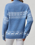 Pull de Noël Femme Chaleureux à Motif Renne 3 - Mode Lumière
