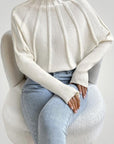 Pull en Laine Ample Élégant et Confortable 5 - Mode Lumière
