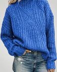 Pull en Tricot Élégant au Col Haut 4 - Mode Lumière