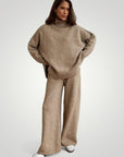 Ensemble Pull et Pantalon Oversize Femme Élégants et Confortables 4 - Mode Lumière