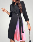 Robe Blazer Femme Élégante et Polyvalente à Col V
