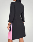 Robe Blazer Femme Élégante et Polyvalente à Col V