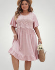 Robe Bohème Femme Élégante avec Détails Dentelle