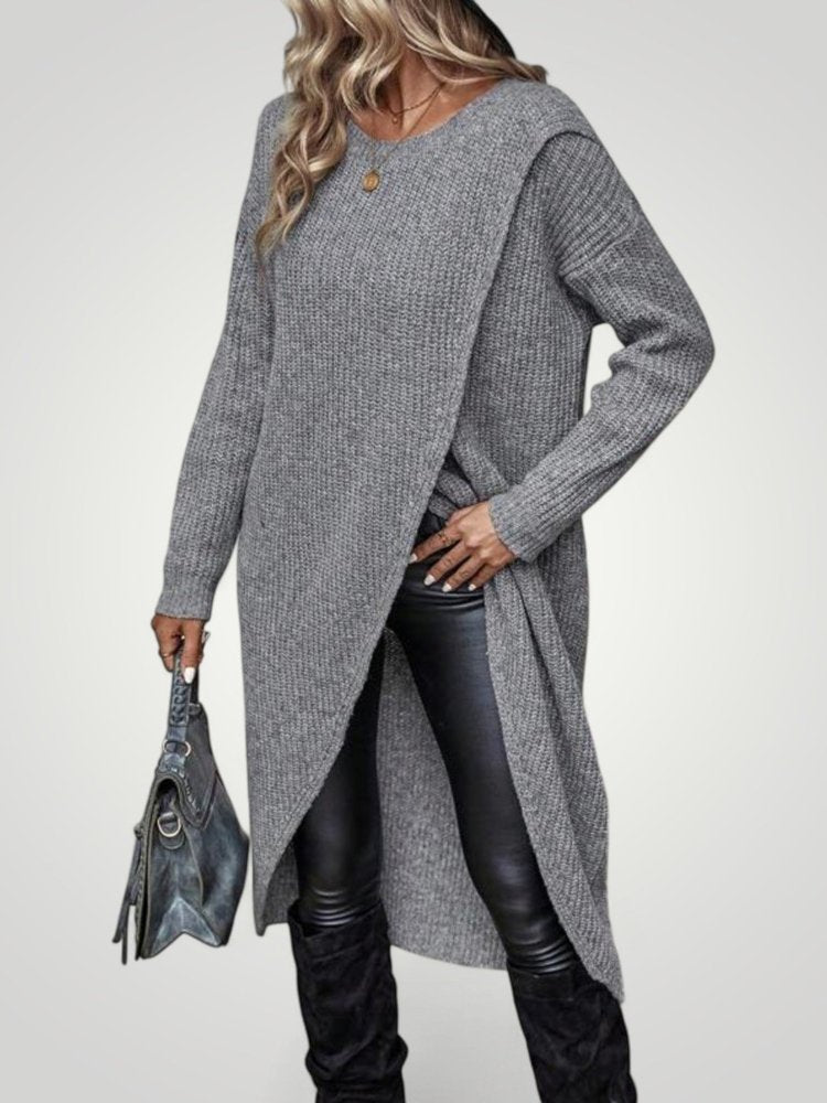 Robe Élégante Femme à Manches Longues Confortable