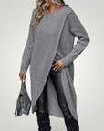 Robe Élégante Femme à Manches Longues Confortable