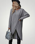Robe Élégante Femme à Manches Longues Confortable
