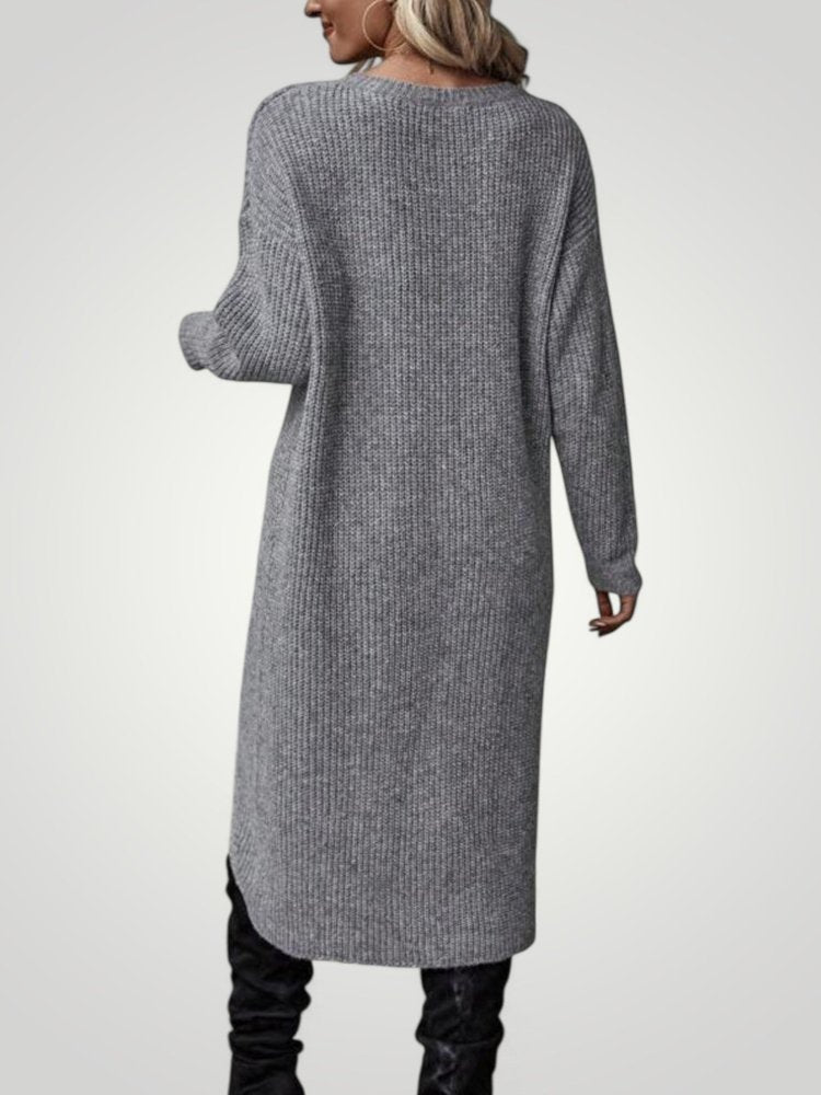 Robe Élégante Femme à Manches Longues Confortable
