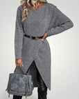 Robe Élégante Femme à Manches Longues Confortable
