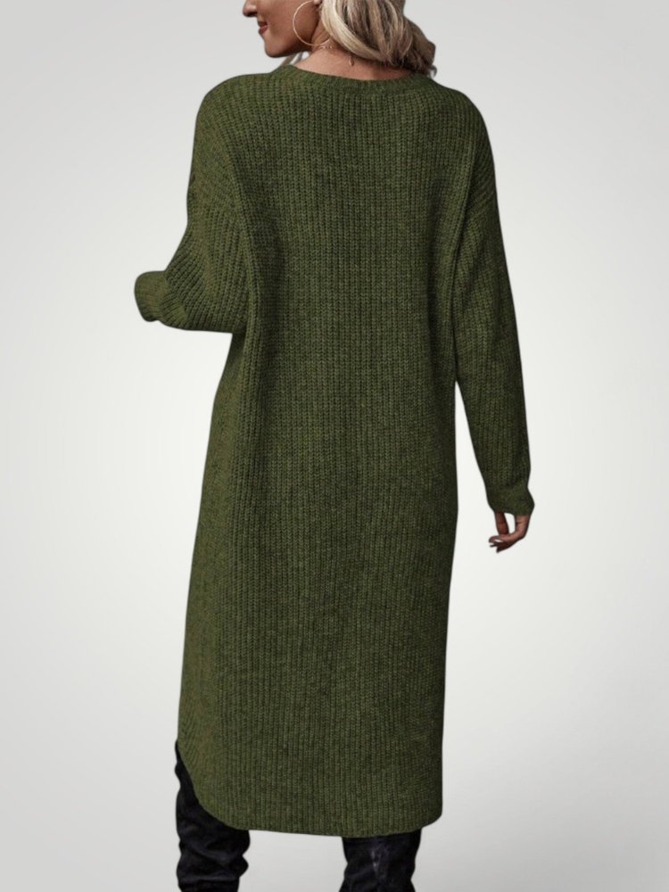 Robe Élégante Femme à Manches Longues Confortable