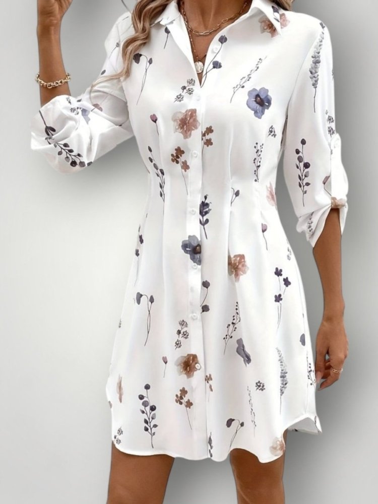 Robe Fleurie Longue Chic et Confortable 0