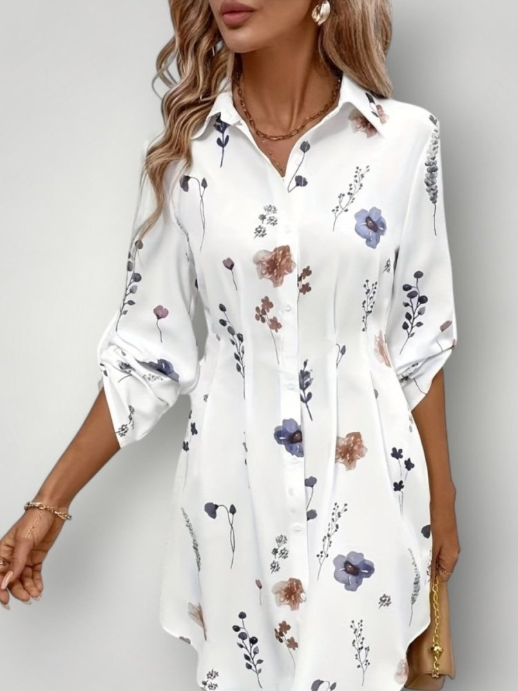 Robe Fleurie Longue Chic et Confortable 1
