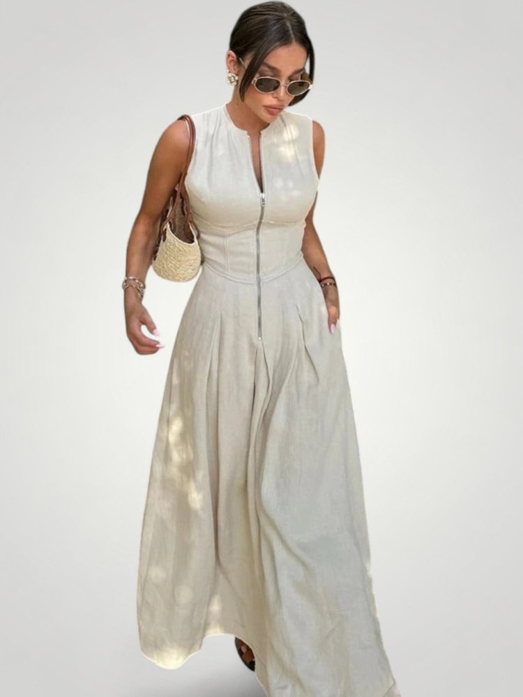 Robe Maxi Moulante Femme au Style Élégant