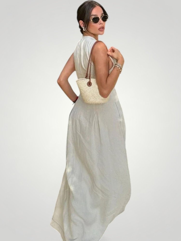 Robe Maxi Moulante Femme au Style Élégant
