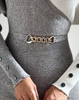 Robe Midi Femme Chic à Col V Confortable