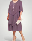 Robe Midi Femme Chic au Design Élégant