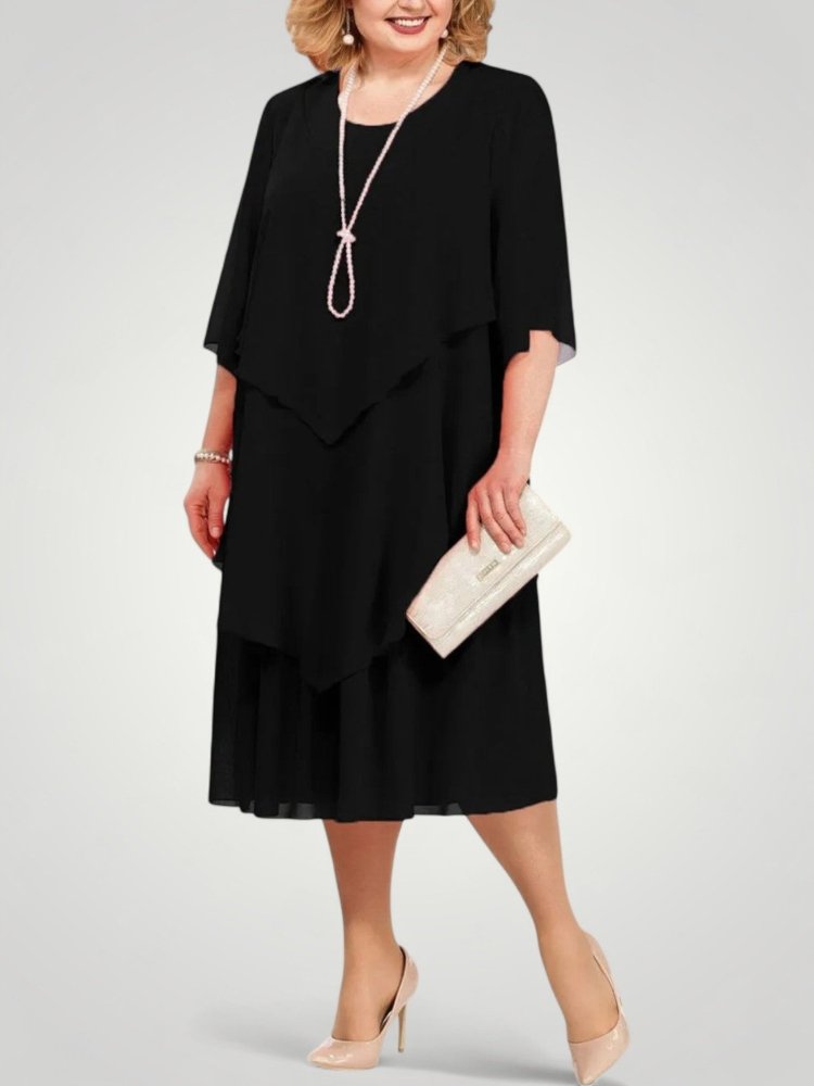 Robe Midi Femme Chic au Design Élégant