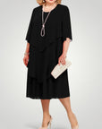 Robe Midi Femme Chic au Design Élégant